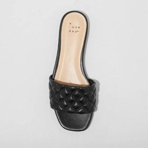TARGET | NWT | Women's Ama Quilted Slide Sandals - A New Day™